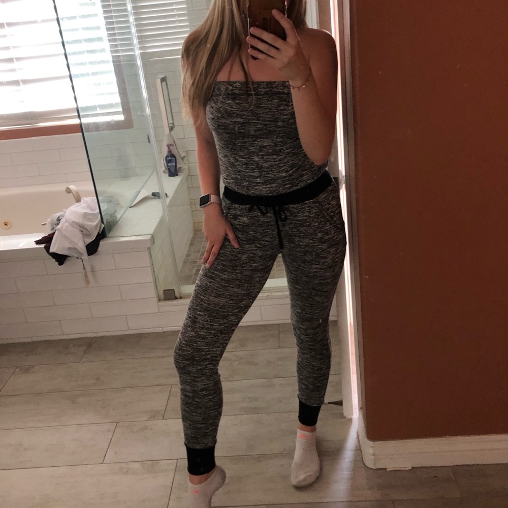 Grey jumpsuit